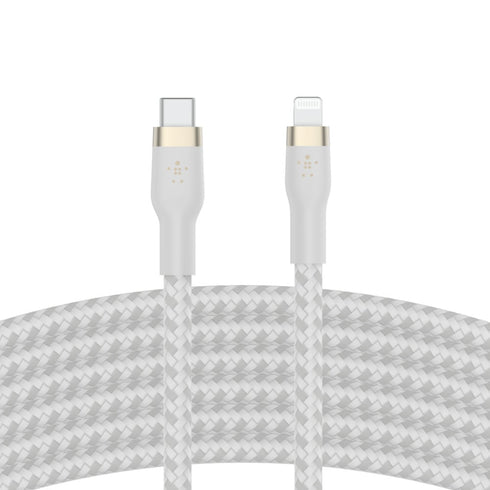 Belkin BoostCharge Pro Flex USB-C Cable with Lightning Connector CAA011bt2MWH
